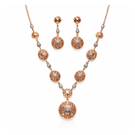 Celestia Filigree Necklace Set