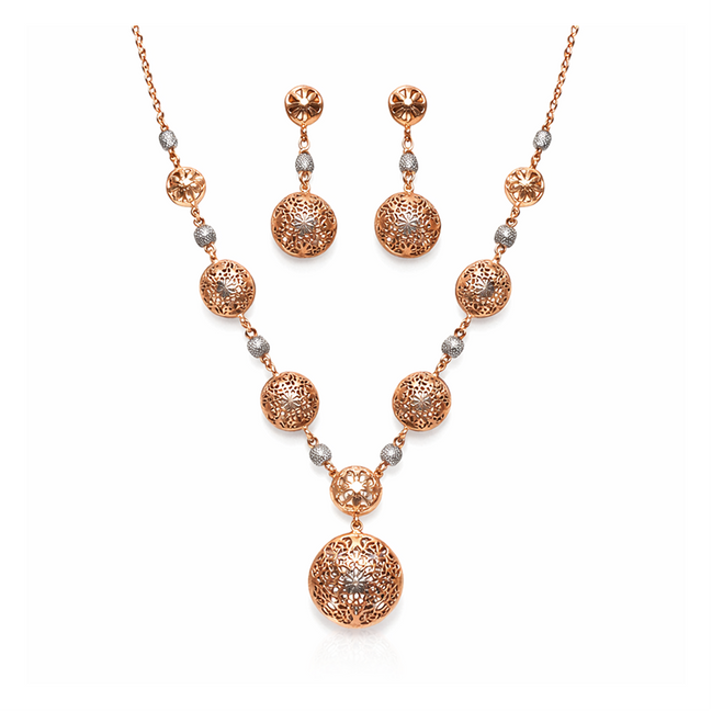 Celestia Filigree Necklace Set