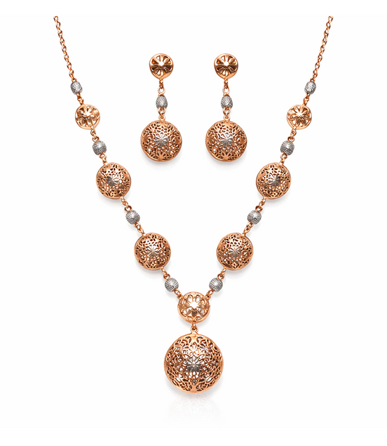 Celestia Filigree Necklace Set