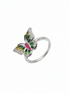 Rainbow Butterfly Ring