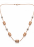 Aurelia Dual-Tone Geometric 925 Sterling Silver Designer Chain