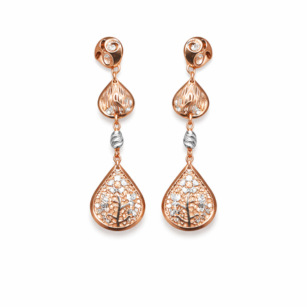 Teardrop Lace Elegance Necklace Set