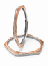 Anvika Rose Heritage Carved 925 Silver Bangle Pair