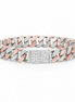 Luxe Cuban Dual-Tone Bracelet for Men