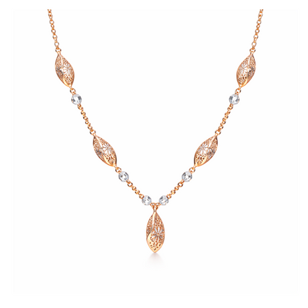 Olive Leaf Grace Necklace Set