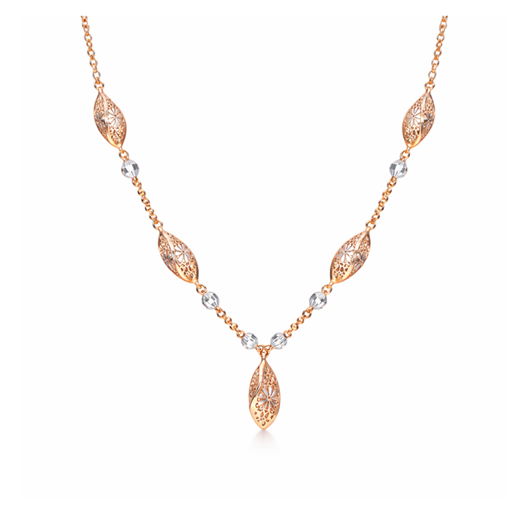 Olive Leaf Grace Necklace Set