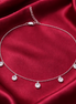 Drop Crystal 925 Silver Anklet (Single)