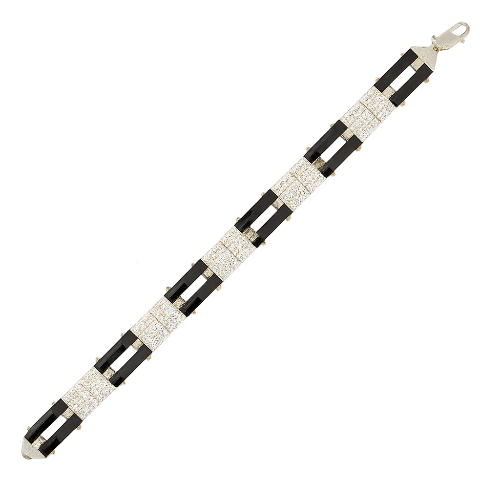 Noir Axis Diamond Link Bracelet