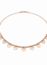 Multi-Charm Rose Gold Statement Necklace