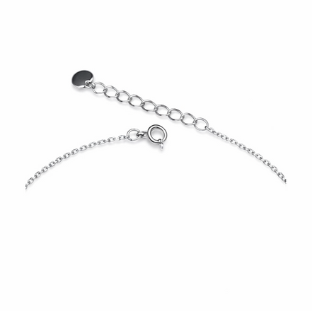 Rose Pearl Bloom 925 Silver Anklet (Single)
