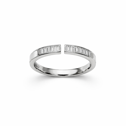 Classic Square Solitaire Ring
