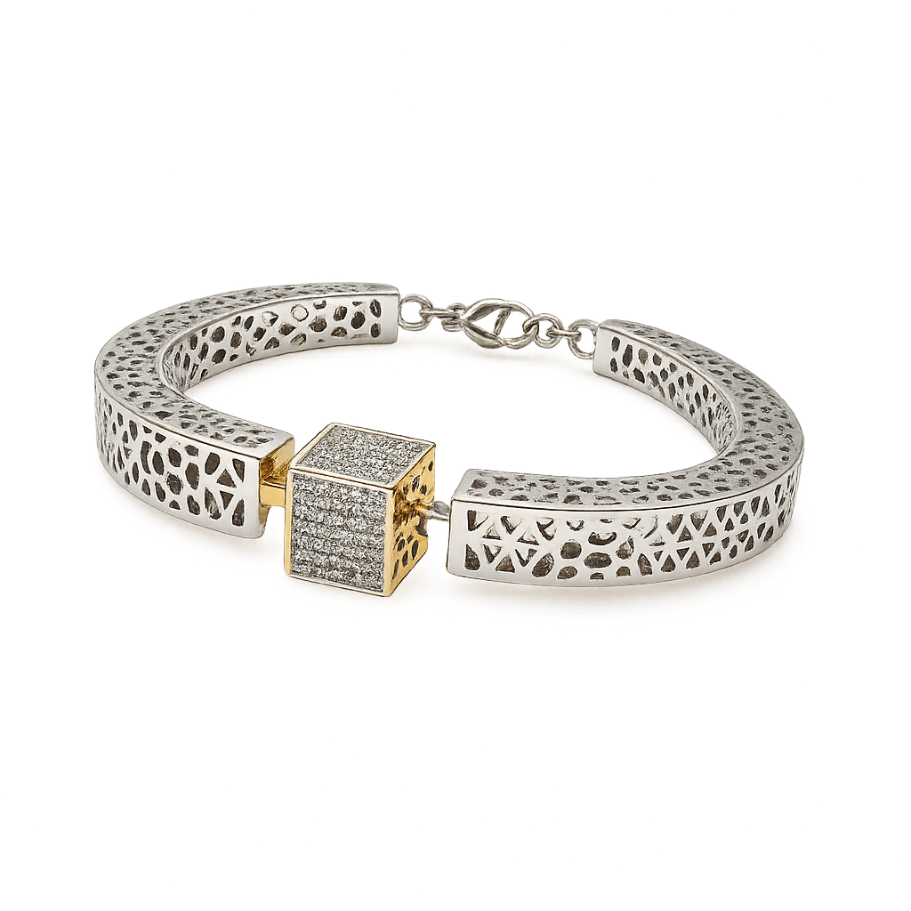 925 Silver Eterna Fold Kada