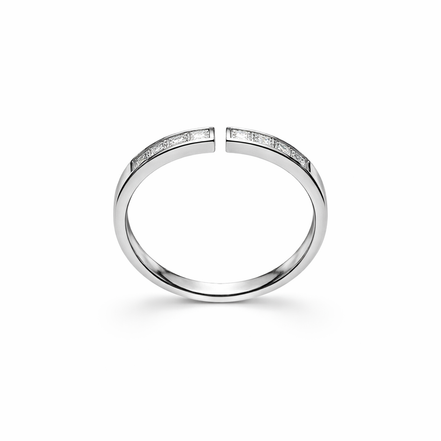 Classic Square Solitaire Ring