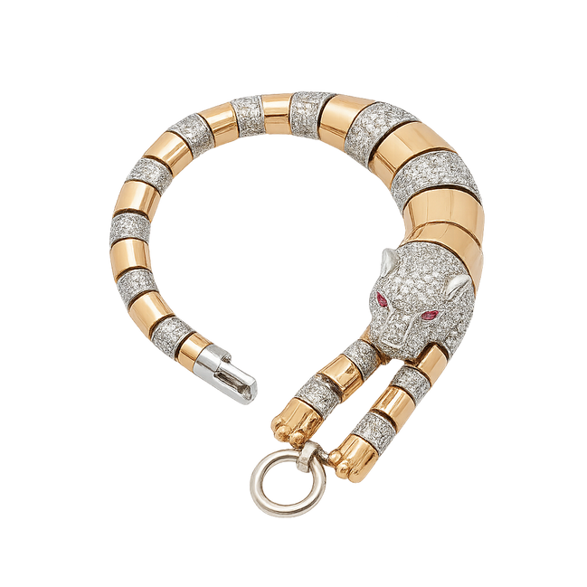 Jaguar Sovereign Dual-Tone Bracelet For Men