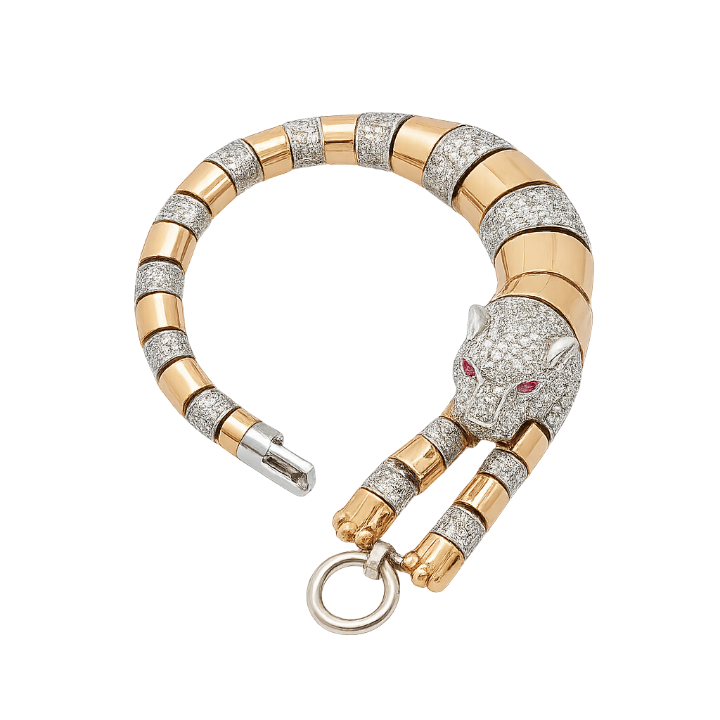 Jaguar Sovereign Dual-Tone Bracelet For Men