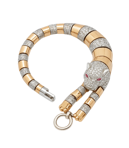 Jaguar Sovereign Dual-Tone Bracelet For Men