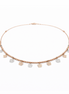 Glimmering 925 Sterling Silver Rose Gold Necklace