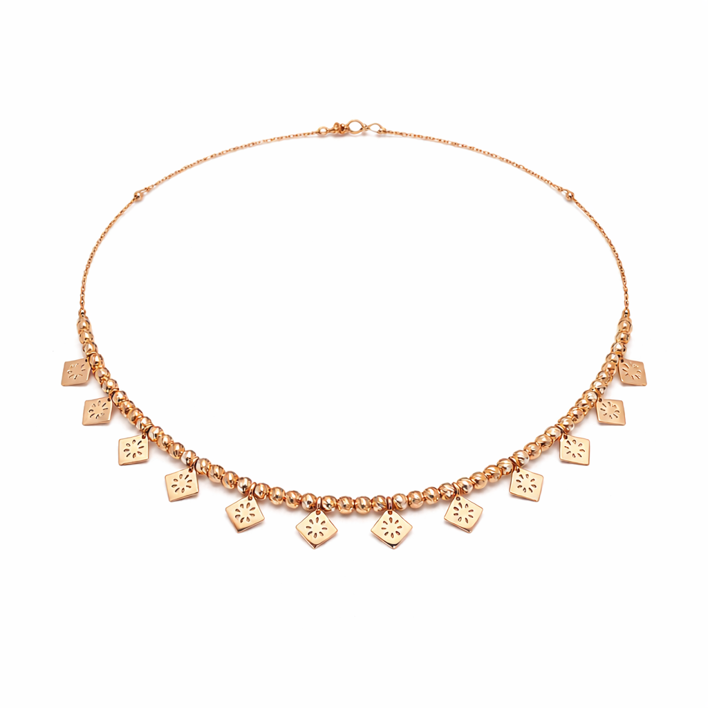 The Lumina Diamond-Silhouette Necklace
