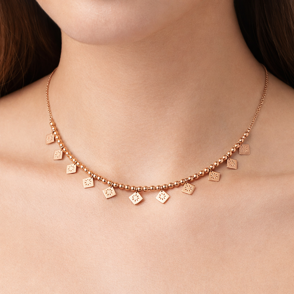 The Lumina Diamond-Silhouette Necklace