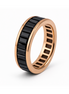 Noir Edge Band Ring