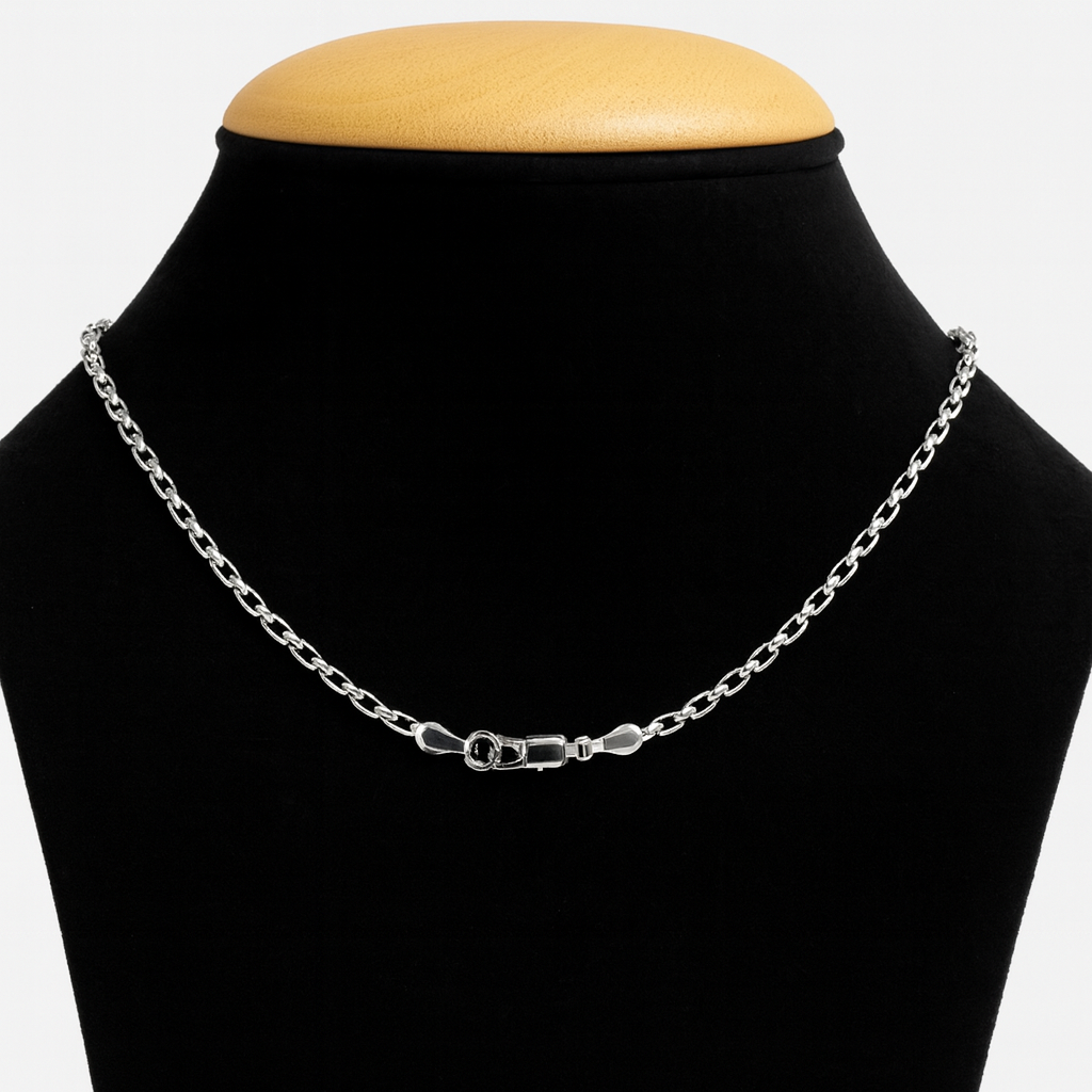 Sterlo Bold Link Silver Chain For Him