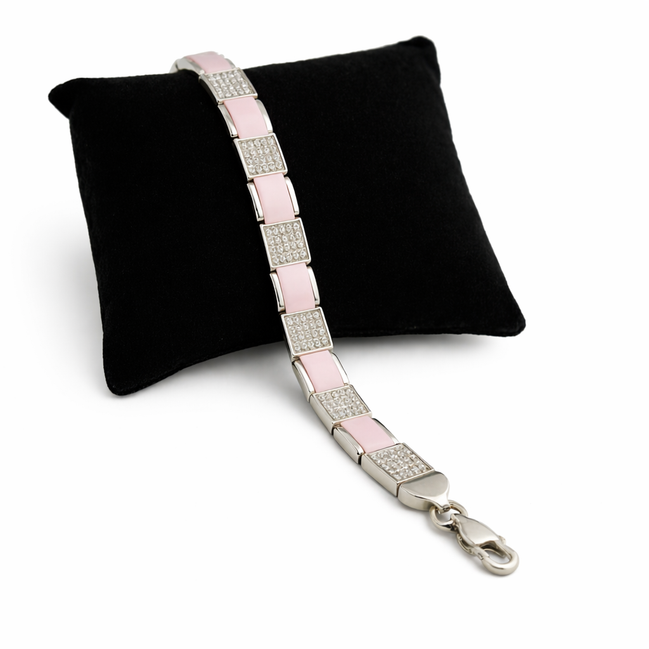 925 Silver Blush Radiance Bracelet