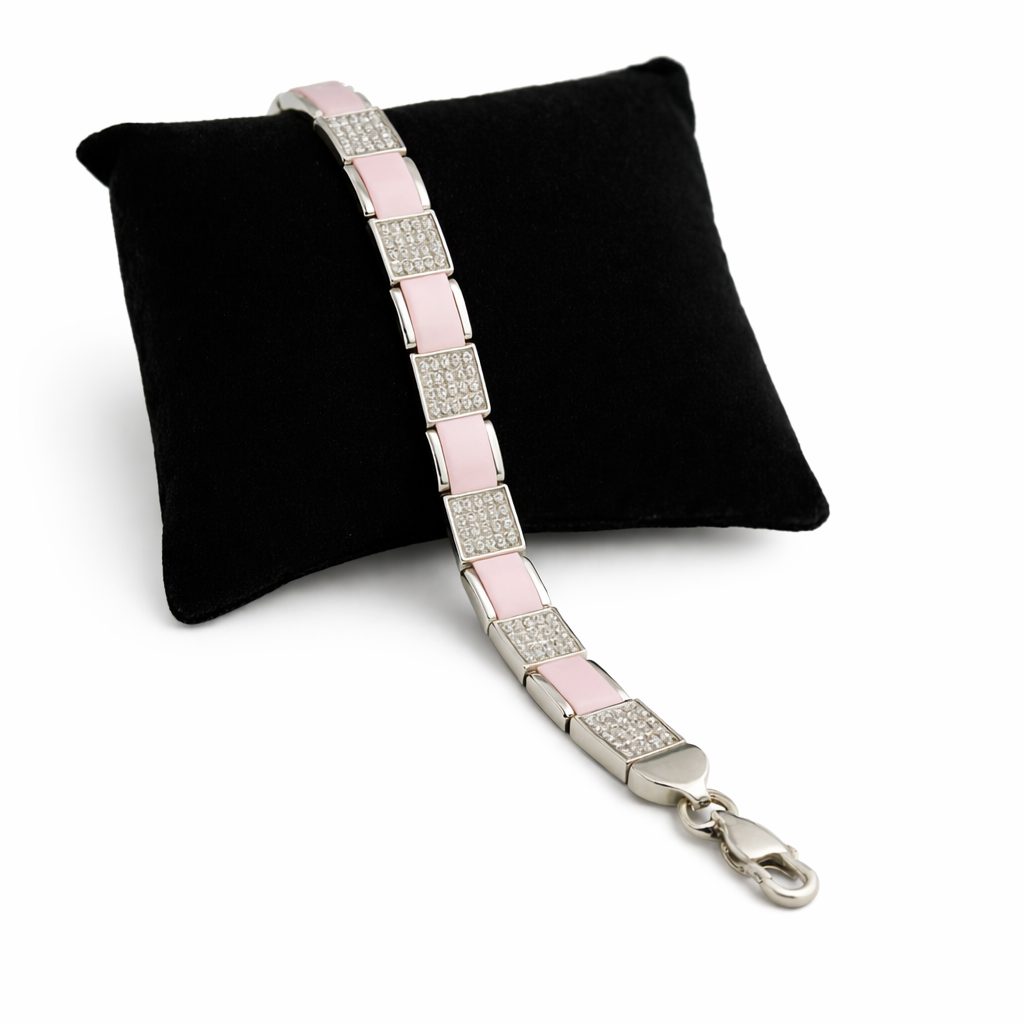 925 Silver Blush Radiance Bracelet