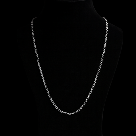 Sterlo Bold Link Silver Chain For Him