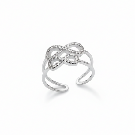 Infinity Grace Adjustable Ring