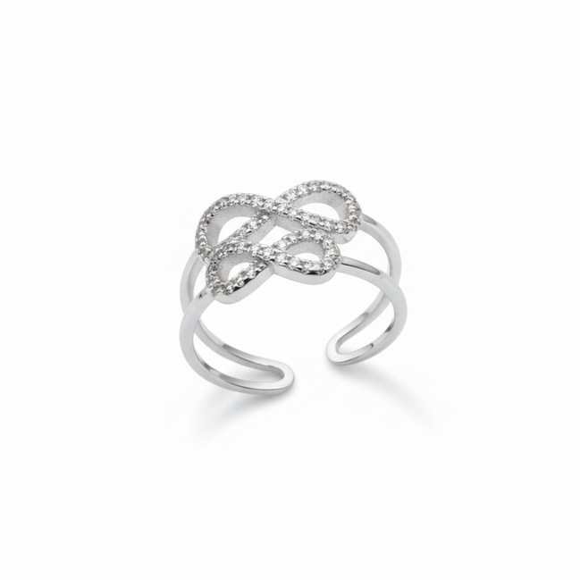 Infinity Grace Adjustable Ring