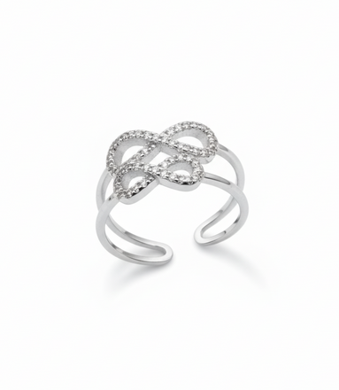 Infinity Grace Adjustable Ring
