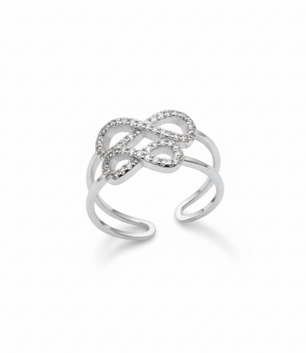 Infinity Grace Adjustable Ring