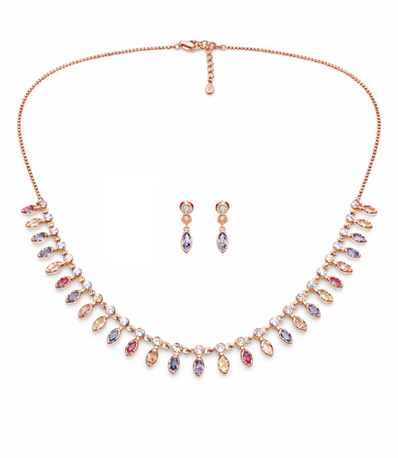 Glimmering Orchard Multi-Gemstone Set