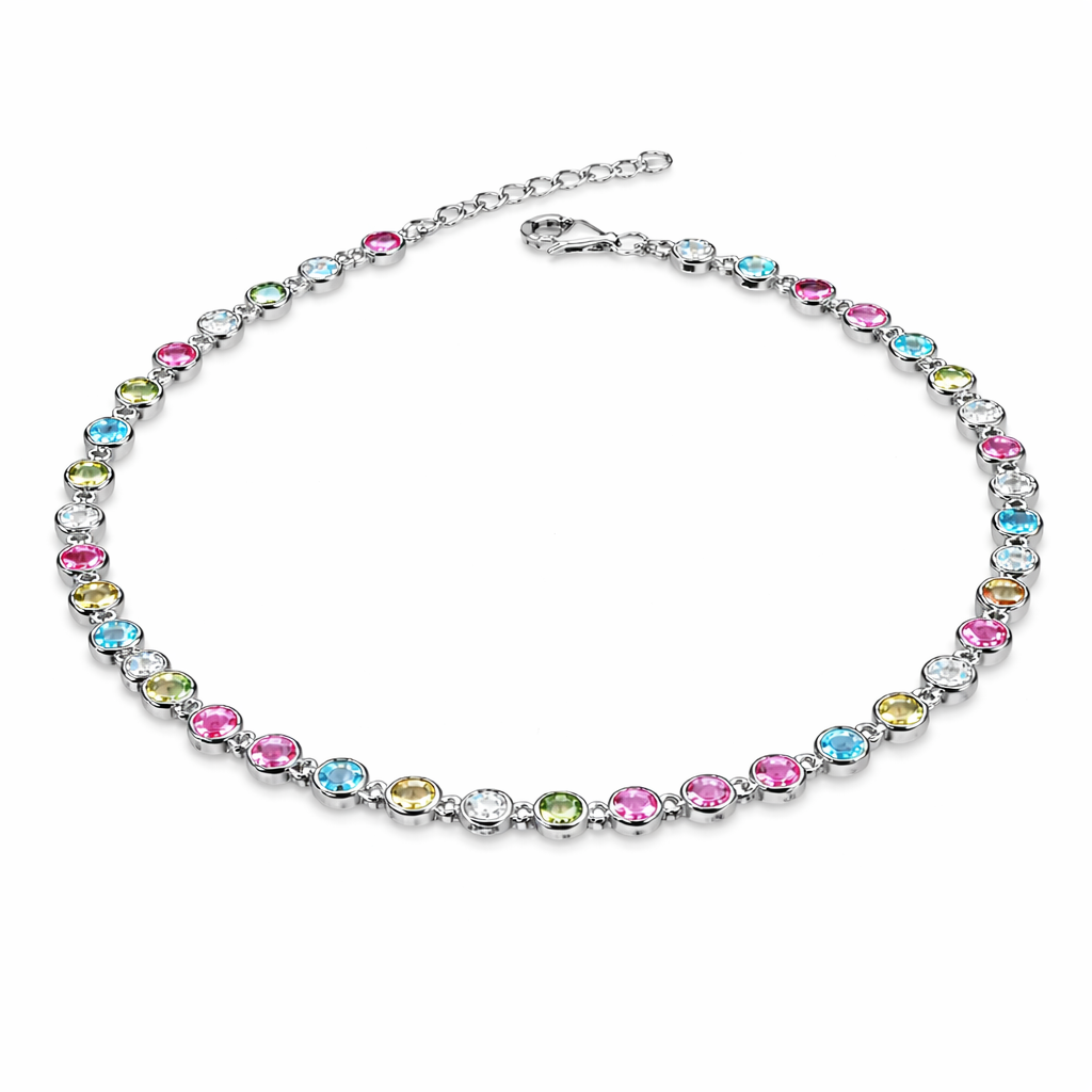 Rainbow Luxe 925 Silver Payal (Single)