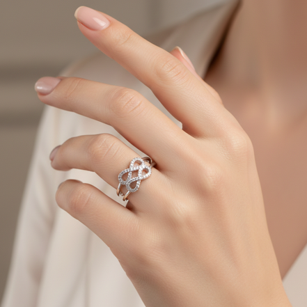 Infinity Grace Adjustable Ring