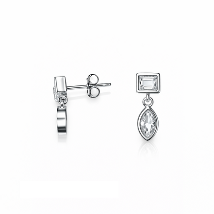 Ethereal Ice Geometric Fringe Set