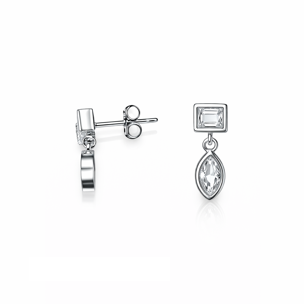 Ethereal Ice Geometric Fringe Set