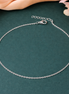 Classic Chain 925 Silver Anklet (Single)