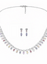 SilvaPetal Contemporary 92.5 Sterling Silver Necklace Set