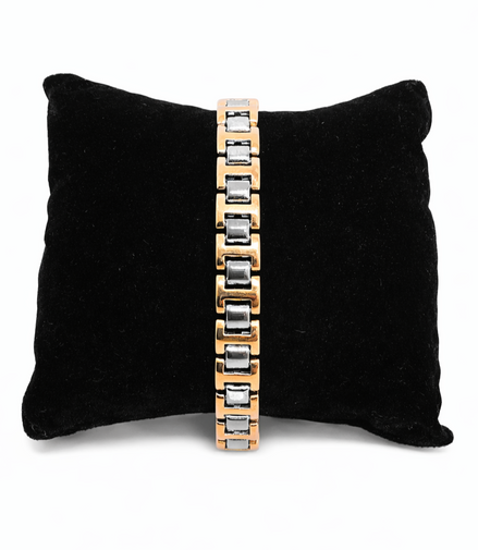 Aurum Edge Link Bracelet