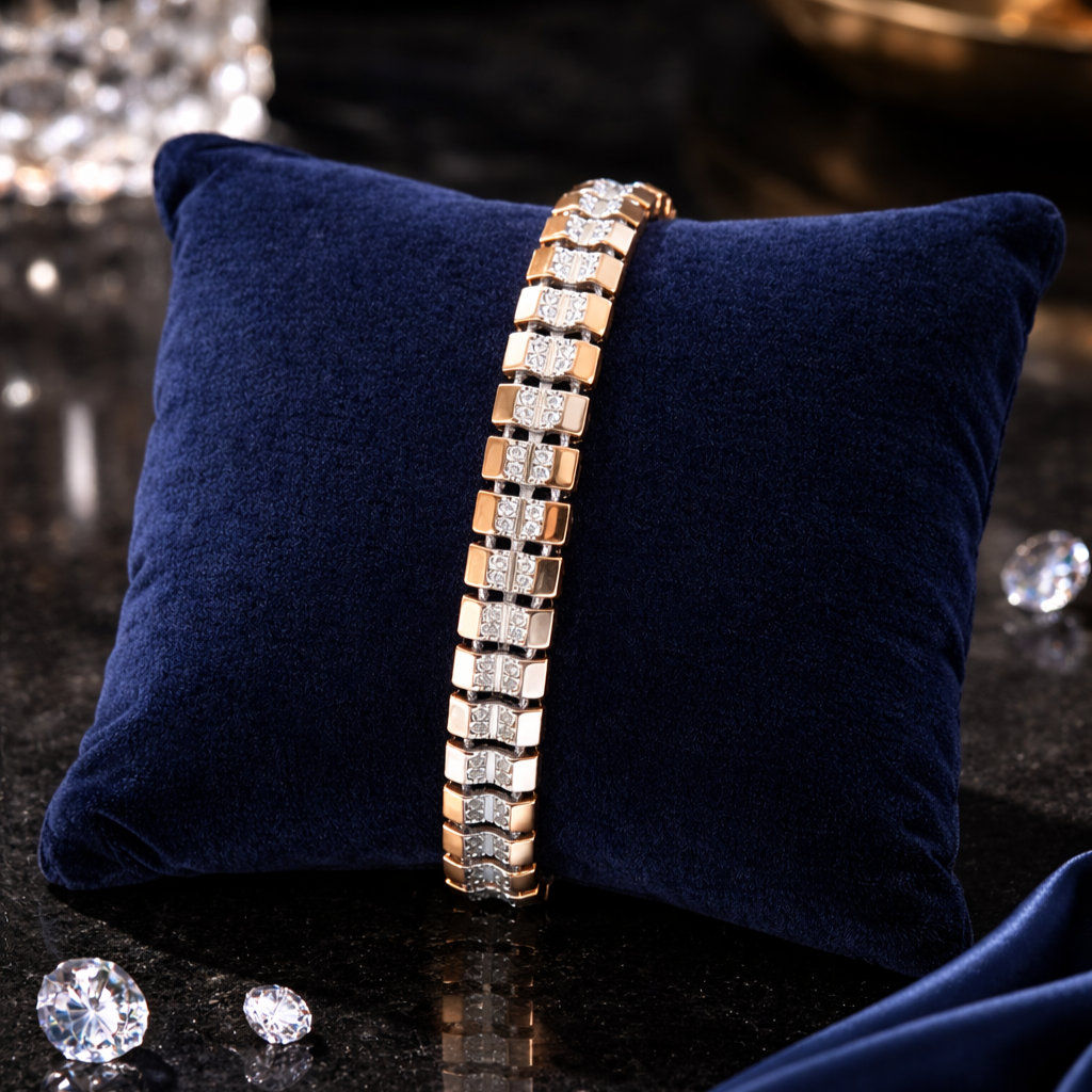 Saanvi Rose Sparkle Bracelet For Her