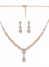 LumiFlora 925 Sterling Silver Necklace Set