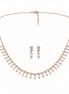 LumiBar Contemporary 925 Sterling Silver Necklace Set