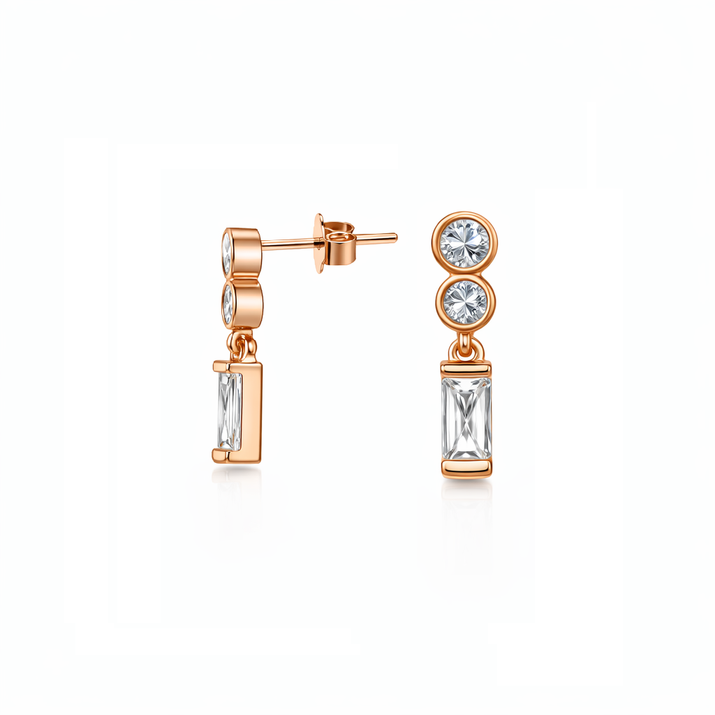 LumiBar Contemporary 925 Sterling Silver Necklace Set