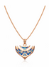 Azure Wing 92.5 Sterling Silver Pendant Necklace