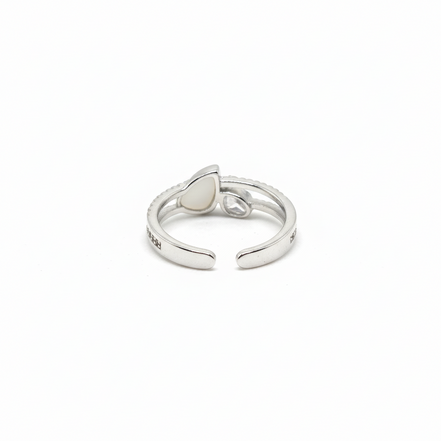 "Ethereal Pear" Adjustable Ring