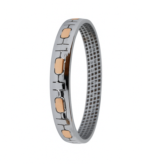 Aureum Grid Kada For Men