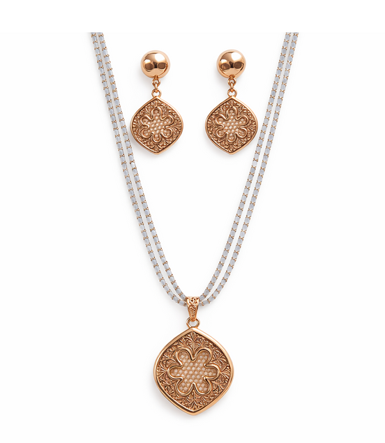 Royal Grace Filigree Necklace Set