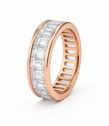 Eterna Radiance Band Rings