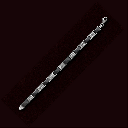 925 Silver Noir Elegance Bracelet